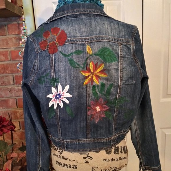 Jou Jou, jeaniemade Jackets & Blazers - 646 jeaniemade Size Large JouJou Painted Jacket